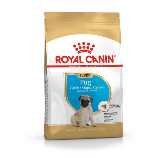 Royal Canin Pug Puppy - Роял Канин Храна за Кучета от Породата Мопс - Подрастващи до 10 месечна възраст
