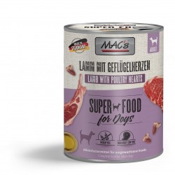 Mac's Lamb & Chicken hearts - консерва за кучета с агне и пилешки сърца 400 гр.