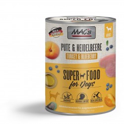 Mac's Turkey, Blueberry & Apricot - консерва за кучета с пуйка, боровинки и кайсии 400 гр.