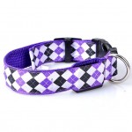 LED Light Collar Светещ Нашийник Ромбовидна Разцветка LED Light Collar Светещ Нашийник Ромбовидна Разцветка