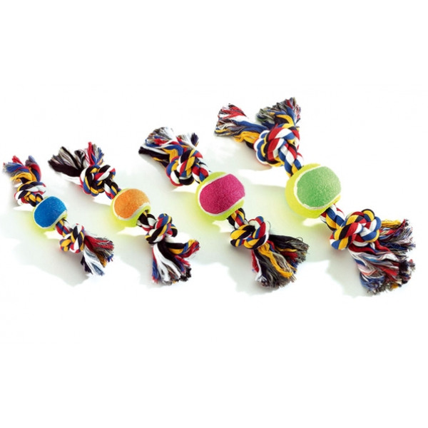 Играчка за Кучета Camon Dog Toy Топка с въже