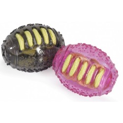 Играчка за кучета Camon Dog  Toy Ball Овална Tопка в TPR с Въже