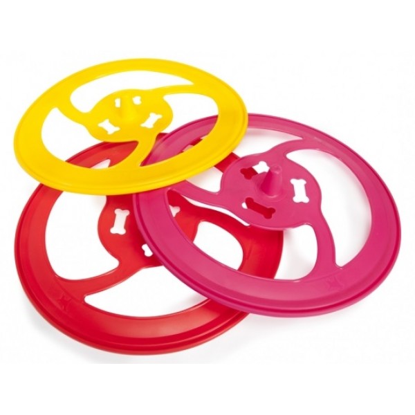 Играчка за кучета Camon Dog Toy Flyer Пластмасово Цветно Фризби Играчка за кучета Camon Dog Toy Flyer Пластмасово Цветно Фризби