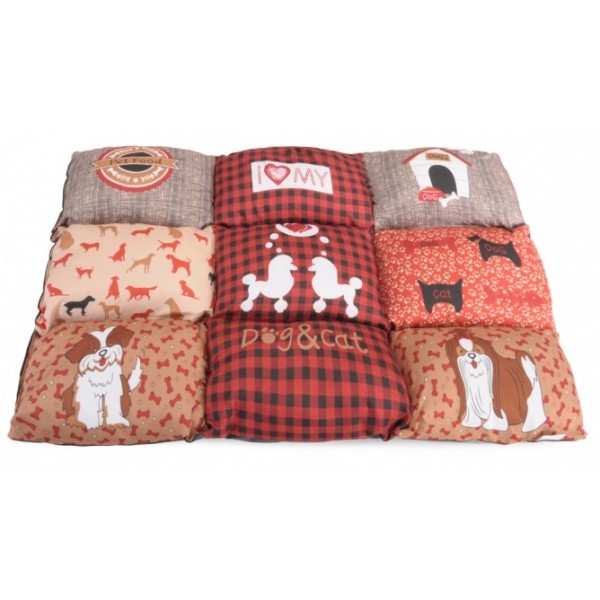Легло за Куче Възглавница Dog Bed Pillow Patchwork