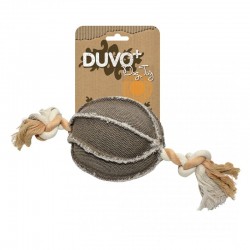 Duvo играчка за кучета - топка с въже 