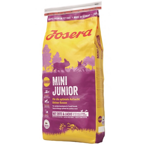 Josera Mini Junior Храна за Кучета с Патица и Сьомга - 900гр.