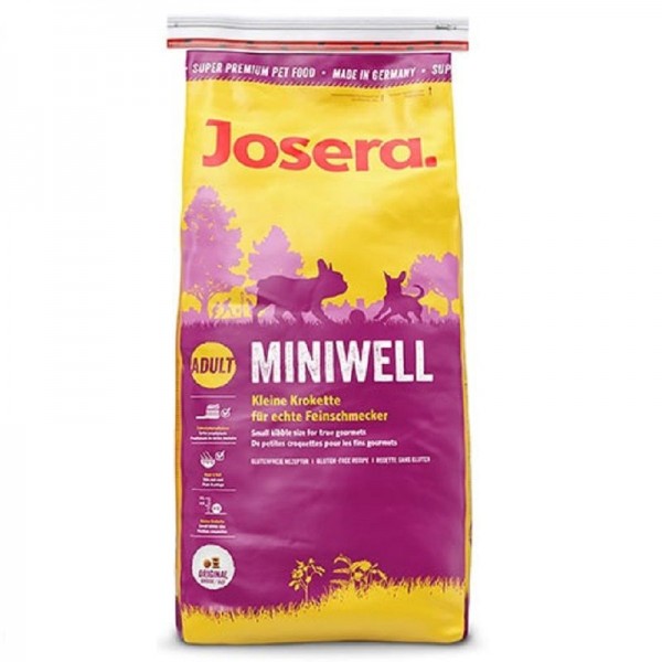 Josera Miniwell Дребни Породи Възрастни Kучета над 1 год. - 900гр. Josera Miniwell Дребни Породи Възрастни Kучета над 1 год. - 900гр.