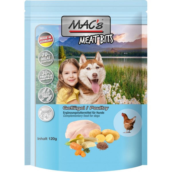 Mac's - лакомство за кучета със 70% пилешко, 120 гр Mac's - лакомство за кучета със 70% пилешко, 120 гр
