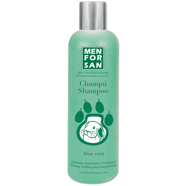 Menforsan - шампоан с алое вера за кучета с раздразнения, ухапвания от насекоми, повърхностни рани, обриви и екземи Menforsan - шампоан с алое вера за кучета с раздразнения, ухапвания от насекоми, повърхностни рани, обриви и екземи