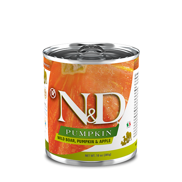 N&D консерва за кучета BOAR PUMPKIN&APPLE - глиганско, тиква и ябълка, 285 гр.