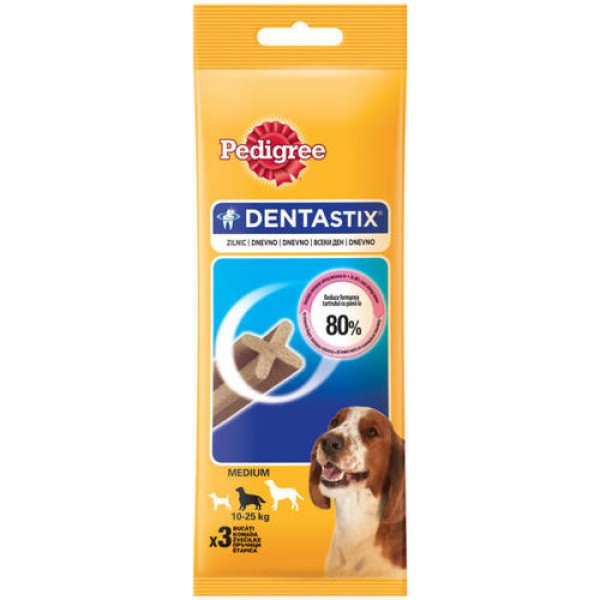 Pedigree Denta Stix - за цялостно почистване на зъбите, подходящ за кучета 10 - 25 кг. - 3бр.