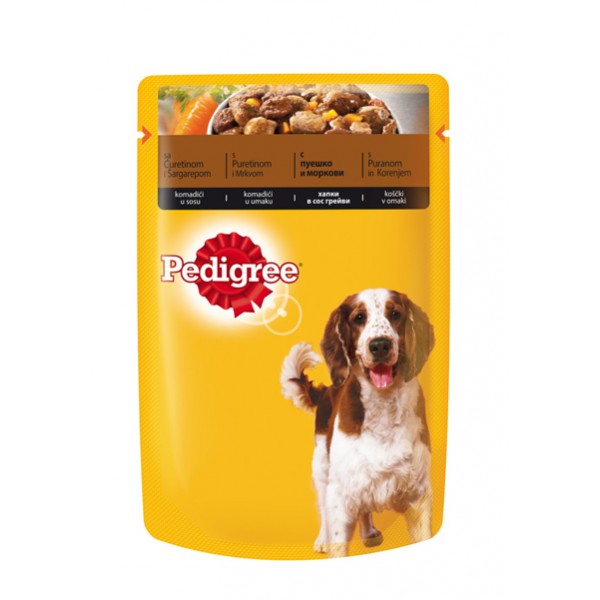 Pedigree Pouch Goose and Carrots - Пауч с пуешко и моркови Pedigree Pouch Goose and Carrots - Пауч с пуешко и моркови