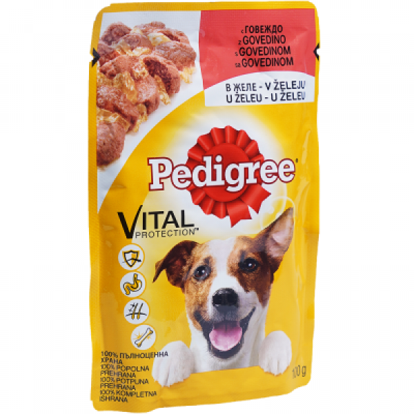 Pedigree Pouch - Пауч с говеждо, агнешко, пуешко и морков 100гр. Pedigree Pouch - Пауч с говеждо, агнешко, пуешко и морков 100гр.