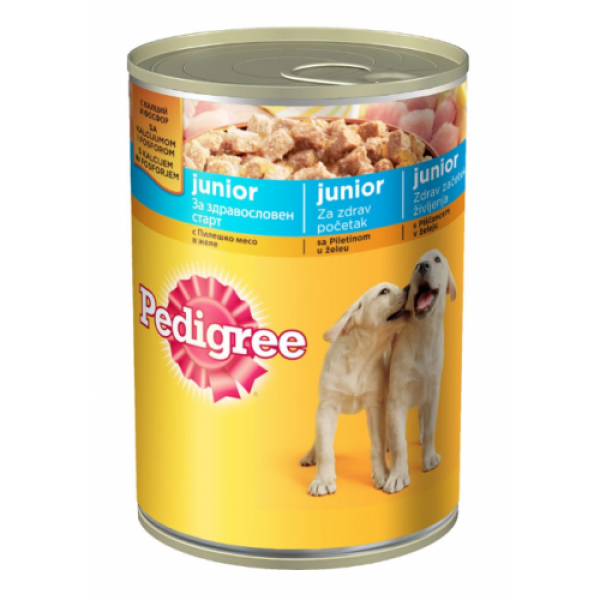 Pedigree pouch junior chicken - Консерва с пилешко месо 