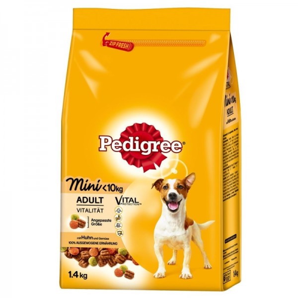 Pedigree Vital Mini dogs - Суха храна за малки кучета Pedigree Vital Mini dogs - Суха храна за малки кучета